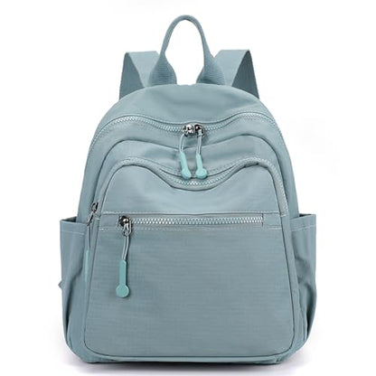 Tanweibago Mini Nylon Women Backpacks,11L Small Ladies backpacks Casual Lightweight Women Shopping Travel Daypack (Y2-Blue) - color: Y2-blue