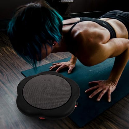 Toddmomy Ab Roller Wheel with Five-wheel Flower Sliding Discs, Black Core Strength Training Abdominal Exercise Slider Disc for Home Fitness and Ab Workout