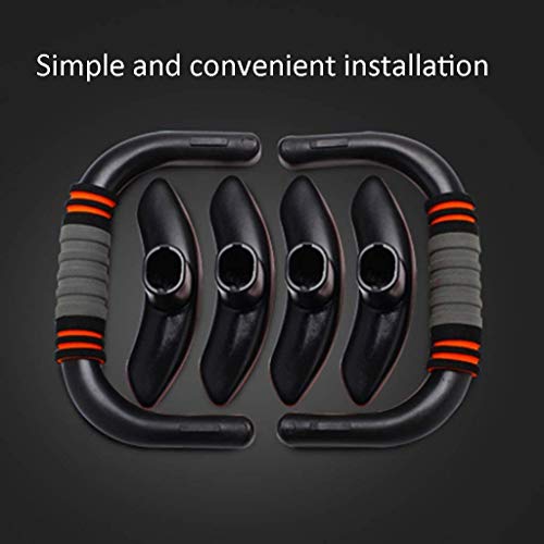 Bars Home Gym or Outdoor Workout Pushup Grips for Men and Women Soft Foam Grip and Non-Slip Sturdy Structure Use as Travel Push Up Handles for Floor