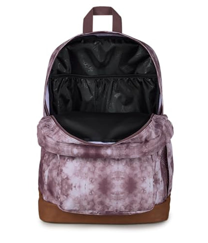 JanSport Cool Backpack with 15-inch Laptop Sleeve, Large Computer Bag Rucksack with 2 Compartments, Ergonomic Straps, Ice Dye - color: Ice Dye Mahogany Haze/White