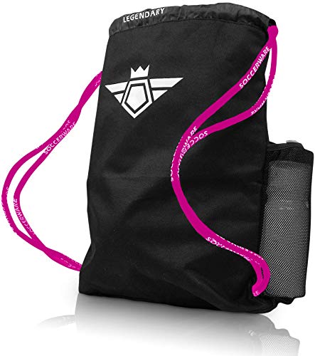 Soccerware Soccer Bag Backpack - Youth & Kids, Organize Sports Gym Equipment - Boys Girls