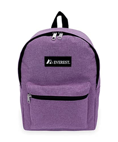 Everest 1045DM Denim Basic Backpack, Lilac, One Size - color: Lilac