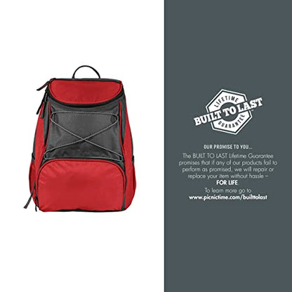 Picnic TIME Disney Backpack Cooler, Insulated Soft Cooler Backpack, Waterproof Lunch Bag, Portable Hiking Ice Chest for Beach, Picnic, Camping & Travel - color: Disney Winnie the Pooh - Red With Gray Accents