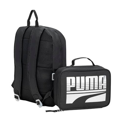 PUMA KIDS' EVERCAT BACKPACK & LUNCH KIT COMBO - color: Black/Silver