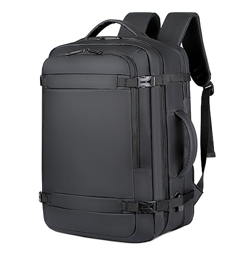 Kamlui Laptop Backpack for Men Travel Large Capacity - Fits up to 17.3-inch Notebooks Business Computer Bag - color: Black281