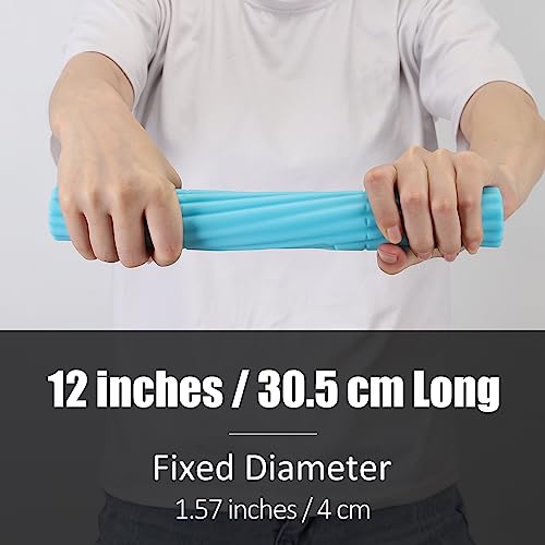 Flex Therapy Strengthener Bar for Tennis Elbow, Golfers Elbow, Tendonitis - Physical Therapy Resistance Bar for Wrist and Forearms Pain Relief - color: Blue-15LBS and Red-Extra heavy-35LBS