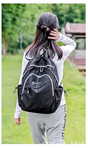 Geboldil Men's and women's leisure waterproof travel backpack - color: Black2