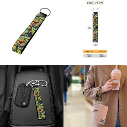 Talayituse Colorful Dinosaur Paint Splatter Print 6 in 1 Set Backpack for Boys Kids, Large Capacity School Bag with Lunch Box Teen Children Elementary Book Bag with Pencil Case Water Bottle Sleeve - color: Colorful Dinosaur Paint Splatter