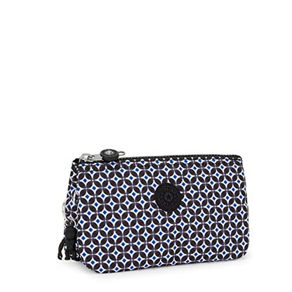 Kipling Women's Creativity Large Pouch, Versatile Cosmetics Kit, Lightweight Travel Organizer - color: Blackish Tile, size: 7.25''L x 4.25''H x 1.5''D