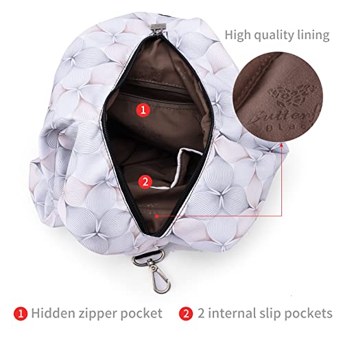 Black Butterfly Premium Backpack for Women, Bohemia Style Fashion Casual Daypack Backpack, Small Backpack Purse (39-white Plus) - color: 39-white Plus