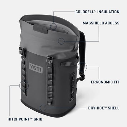 YETI Hopper M Series Backpack Soft Sided Coolers with MagShield Access - color: Black, size: M20
