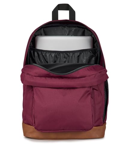 JanSport Cool Backpack with 15-inch Laptop Sleeve, Large Computer Bag Rucksack with 2 Compartments, Ergonomic Straps, Cherry Lacquer - color: Cherry Lacquer
