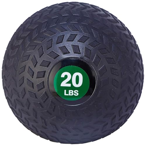 Fitvids Slam Medicine Wall Balls Workout Exercise Fitness Weighted Balls for Cross Training, Strength and Conditioning Exercises, Cardio and Core Workouts - style: 20 Pounds