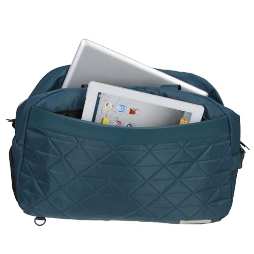 Kenneth Cole REACTION Emma 15" Convertible Duffel Carry On for Gym and Travel Bag, Deep Teal - color: Deep Teal, size: Carry-On 15-Inch