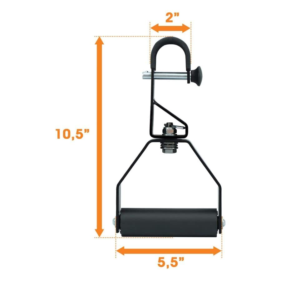 Yes4All Multifunctional Wall Mounted Pull Up Bar And Rotating Pull Up Handles With Non-Slip & Foam Pad Grips