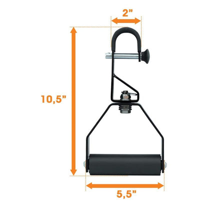 Yes4All Multifunctional Wall Mounted Pull Up Bar And Rotating Pull Up Handles With Non-Slip & Foam Pad Grips