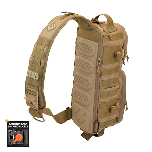 HAZARD 4 Plan-B '17 Sling Pack – Crossbody EDC Bag for Travel, Hiking & Everyday Carry, 11.8L, Coyote - color: Coyote, size: Plan-B '17