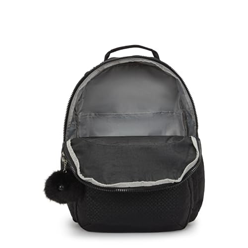 Kipling Women's Seoul Extra Large 17" Laptop Backpack, Durable, Roomy with Padded Shoulder Straps, Built-In Protective Sleeve - color: Echo Emb, size: 13.5''L x 17.75''H x 9''D