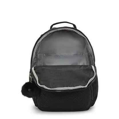 Kipling Women's Seoul Extra Large 17" Laptop Backpack, Durable, Roomy with Padded Shoulder Straps, Built-In Protective Sleeve - color: Echo Emb, size: 13.5''L x 17.75''H x 9''D