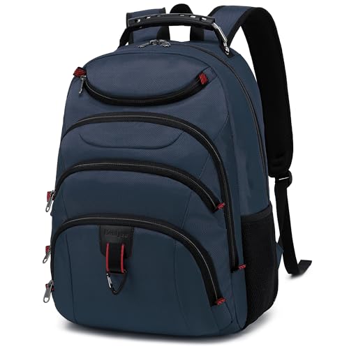Boavan Laptop Backpack for men, 15.6 inch Laptop Bag with USB Port, Waterproof Travel Work Backpack Purse, Anti-Theft Teacher Nurse Doctor Casual Bookbags Office Business backpack，Classic Navy - color: Classic Navy, size: 15.6