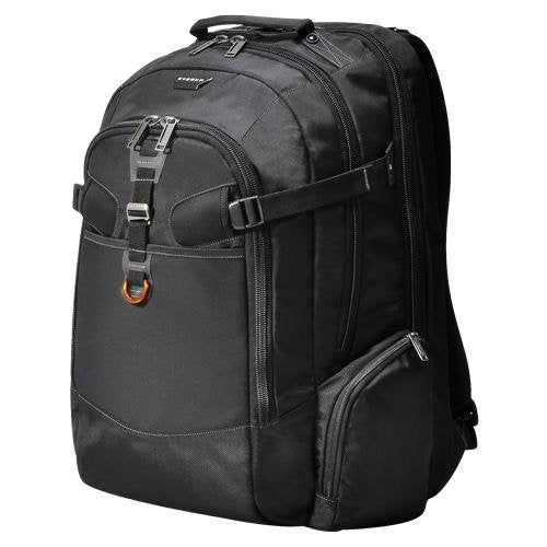 EVERKI Business 120 Laptop Backpack 40L with Rain Cover - Large Compartment Fits Up To 18.4", Travel Friendly Lightweight Business & Office Bag, 180° Fold-Out Design, Multiple Padded Pockets, Black - style: Business 120