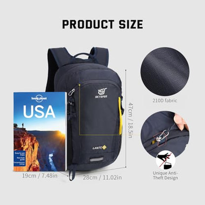 SKYSPER Small Hiking Backpack, 20L/30L Lightweight Travel Backpacks Hiking Daypack for Women Men - color: Lantc20-navyblue, size: 30L