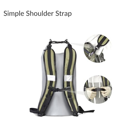 Oxford Cloth Backpack Strap with Belt Versatile DIY Supplies for Backpack Dry Bag Adjustable Length Padded (OD Green) - color: Od Green