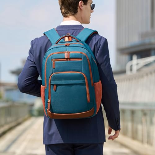 BOVIP Travel Backpack For Men Women,40L Carry On Backpack Flight Approved,TSA Personal Item Travel Bag Fits 17 Inch Laptop,Business Weekender Overnight Daypack Dark Green - color: Dark Green
