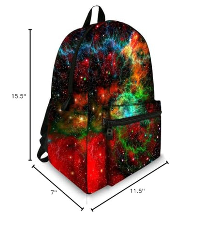 TrendyMax Galaxy Pattern Grade Backpack for Elementary Kids - color: Galaxy 7