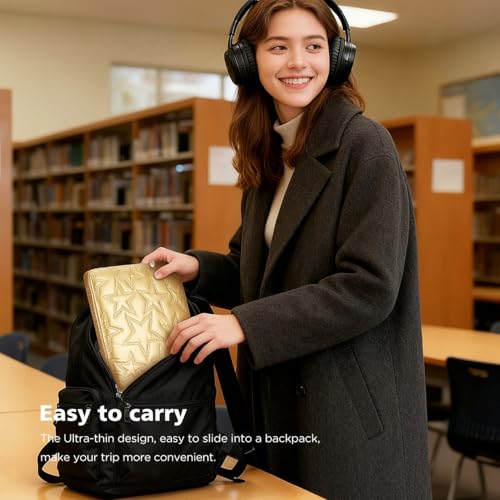 13 inch Laptop Sleeve Case for 13" MacBook Air M5/M4, 13" MacBook Neo/Pro, 13" Surface Laptop 7, 13" Latitude 5350/7350, 13.4" XPS 13, 13" ThinkPad L13 Gen 5, HP Notebook Bag Cover, Gold - color: Gold, size: 13 inch / Macbook 13