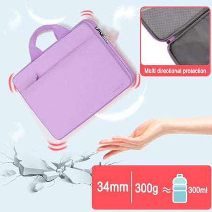 Hseok Laptop Case for MacBook Pro 14 inch TSA Sleeve Handbag, Purple - color: Purple