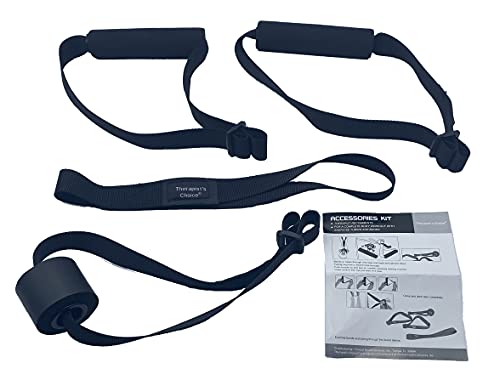 Therapist’s Choice® Accessories Kit for Bands/Tubes: Including 2 Handles, Door Anchor and Assist Strap