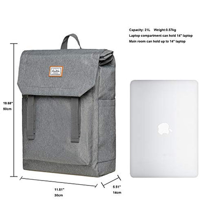 KAUKKO Casual Daypacks&multipurpose backpacks,Outdoor Backpack,Travel Casual Rucksack,Laptop Backpack Fits 15" - color: 14-grey