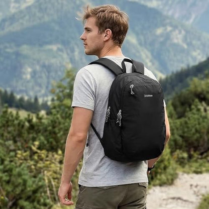 G4Free 15L Hiking Backpack Lightweight Small Daypack for Women Men - color: Black