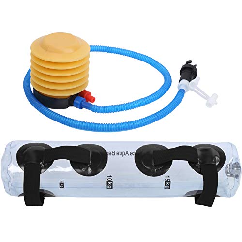 Adjustable Water Weight Bag for Fitness Training PVC Folding Aquabag with Calibrated Scale and Durable Nylon Handle for Strength Workout
