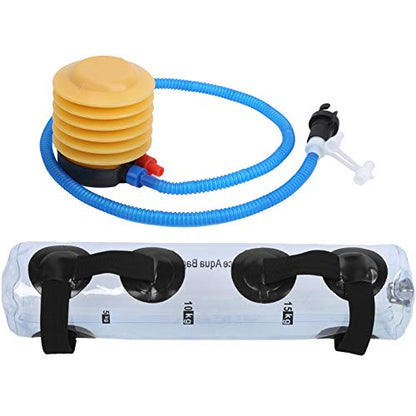 Adjustable Water Weight Bag for Fitness Training PVC Folding Aquabag with Calibrated Scale and Durable Nylon Handle for Strength Workout