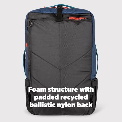 Topo Designs Global Travel Bag – 30L or 40L - Carry-On Compliant Most Airlines, Durable Travel Duffel Bag, Clam Shell Main Pocket, Laptop Sleeve, Backpack, Sling, Luggage (40L / Navy) - color: Navy, size: 40L
