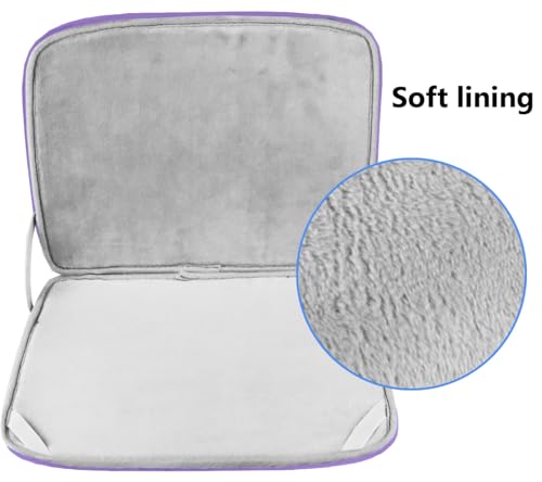 14 inch Laptop Case, Shockproof Protective Computer Sleeve Flip Cover Briefcase Carrying Bag Compatible with 14" HP, Lenovo, Asus, Acer, Notebook, Chromebook Computer, Light Purple - color: Light Purple, size: 14 Inch