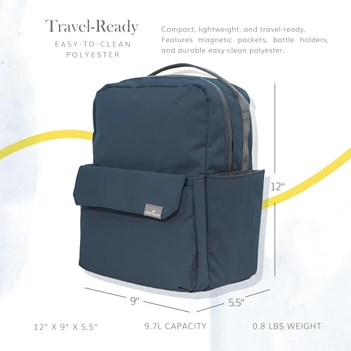RED ROVR Mini Roo Lightweight Backpack | 6 pockets for everyday essentials (Navy) - color: Navy