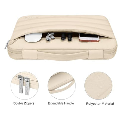 MOSISO Compatible with MacBook Air 15 inch Case M5 2026 M4 2025 M3 2024 M2 2023 A3448 A3241 A3114 A2941, Plastic Hard Shell Case&Puffy Sleeve Bag&Keyboard Skin&Webcam Cover&Screen Film, Starlight - color: Starlight