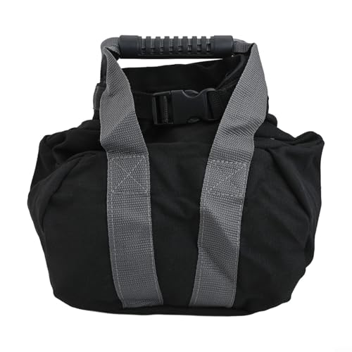 Adjustable Sandbag with Handle for Fitness and Home Training, Kettlebell Alternative Weight Training Bag in Long Lasting Canvas, Strength and Yoga Workout Equipment