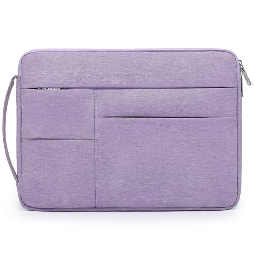 HYZUO 13.3-14 Inch Laptop Sleeve Bag for MacBook Pro 14 M5-M1 Pro/Max A3426 A3427 2026-2021, MacBook Air/Pro 13, 13.8-13.5 Surface Laptop/Book, NoteBook Case for 13" HP Dell Lenovo Asus, Lilac Purple - color: Lilac Purple, size: 13.3-14 Inch