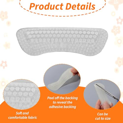 4 Pcs Shoulder Bag Strap Gripper, Non-Slip Convex Dots Purse Strap Gripper, Silicone Straps Grippers Holder Gummy for Purse Shoulder Backpack Straps (Black, Clear) - color: 2 colors