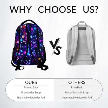 COZYAURA Butterfly Backpack for Girls Personalized Kids School Bag - 17 Inch Durable Elementary Kindergarten Bookbag for Toddler Daughter - color: Blue