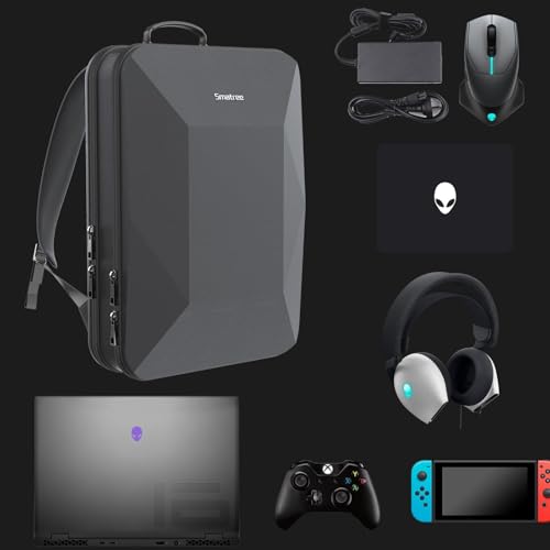 Smatree Hard Double Laptop Backpack for 16 inch ASUS ROG Strix SCAR 16 2025/2024/2023, ROG Strix G16 2025/2024/2023, ROG Zephyrus G16 2025/2024, Razer Blade 16, Alienware M16, DELL G16,HP Victus/OMEN - color: Black-for 16 Inch