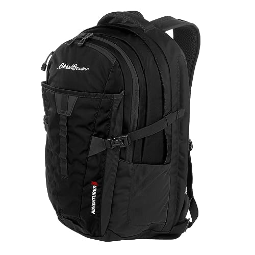 Eddie Bauer Adventurer Backpack with Organization Compartments and Hydration/Laptop Compatible Sleeve, Women's Adventurer - Black, 30L - color: Women's Adventurer - Black, size: 30L