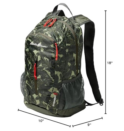 Eddie Bauer Stowaway Packable Backpack | Travel | Outdoor | Lightweight | Foldable | Durable | Ripstop Polyester | 20L - Dark Loden - color: Dark Loden, size: 20L