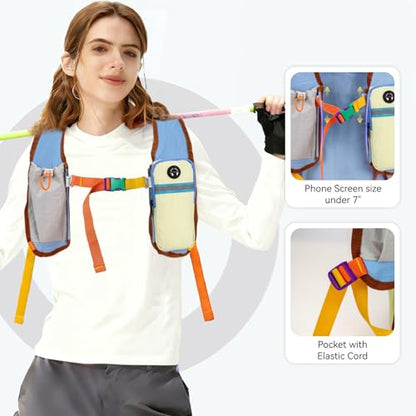 Small Hiking Backpack Travel Daypack 15L Colorful Lightweight Packable Foldable Casual Backpack for Women Men - color: Light Blue