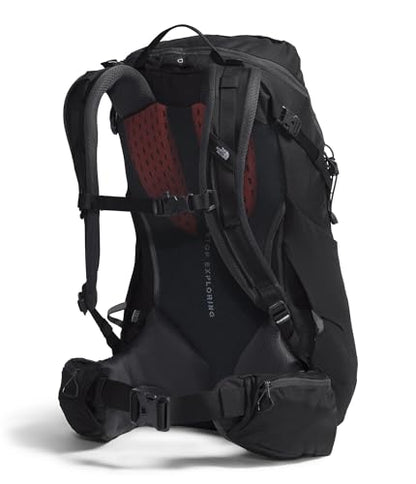 The North Face Terra 40 Backpack - Unisex Hiking Pack, Padded Hipbelt, Pole & Ice Axe Attachments, Hydration Sleeve, TNF Black/Asphalt Grey-NPF, Large/X-Large - size: Large-X-Large