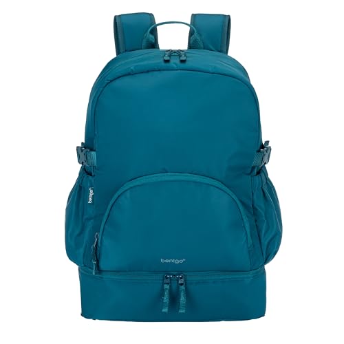 Bentgo 2-in-1 Adult Backpack & Insulated Lunch Bag - color: Deep Teal